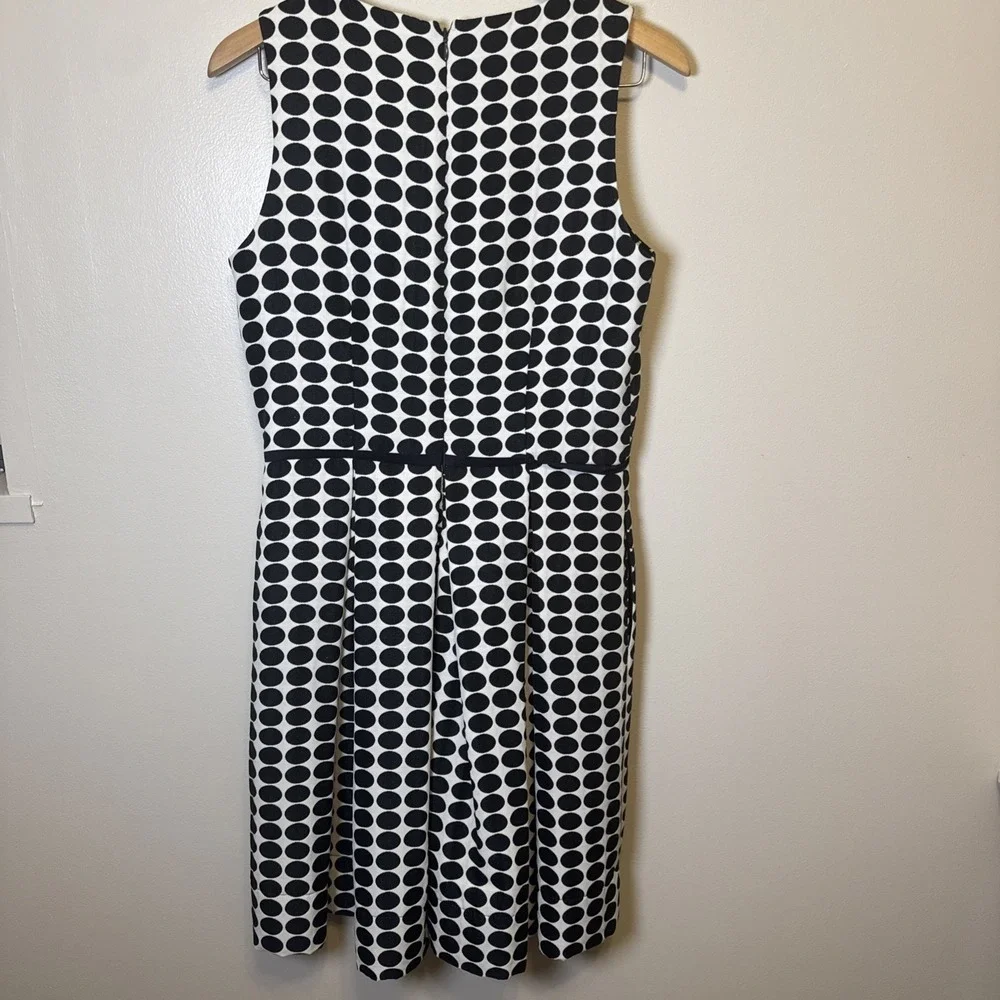 Taylor Women's Black/White Dress Size 6 Cocktail Wedding Guest Bow - Picture 8 of 11